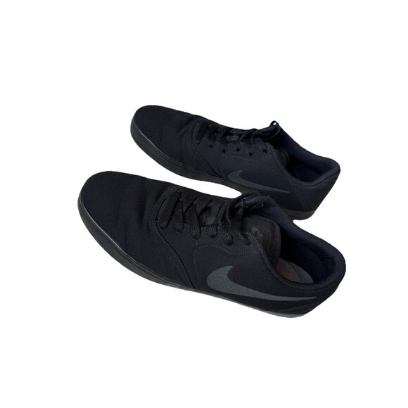 Men’s Nike Snickers Black Canvas Skate Shoes Size 10 - Picture 2 of 7